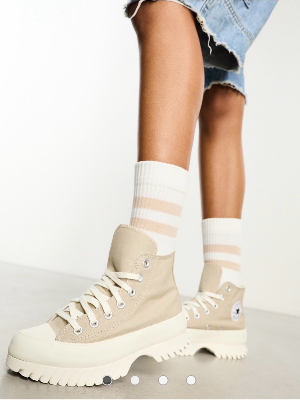 Converse Chuck Taylor All Star Lugged 2.0 Platform Sneakers in Sand